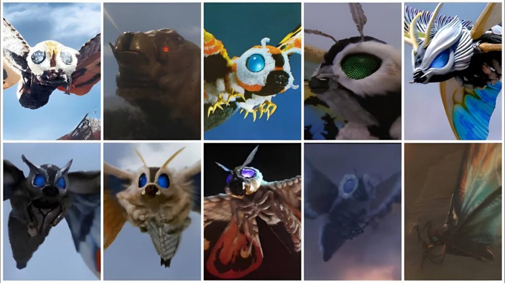 Mothra evolution